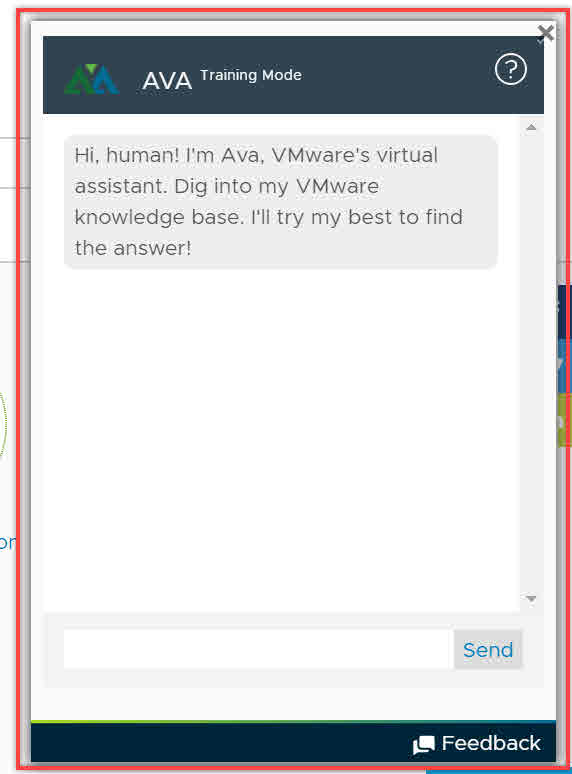 VMware’s Automated Virtual Assistant
