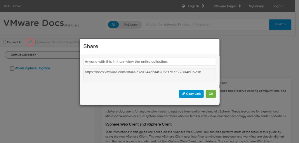 VMware Docs - My Library 
