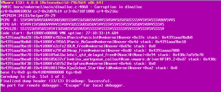 Corruption in dlmalloc