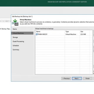 Veeam Backup & Replication Community Edition