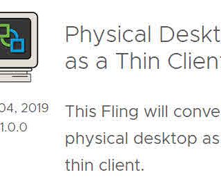 Physical Desktop as a Thin Client