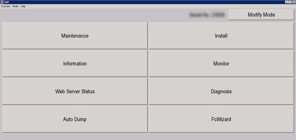 Hitachi VSP Maintenance Tool