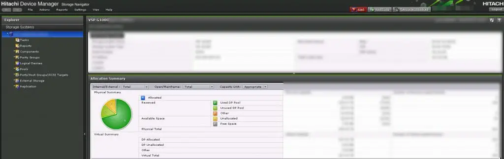 Hitachi VSP - Storage Navigator - Alert