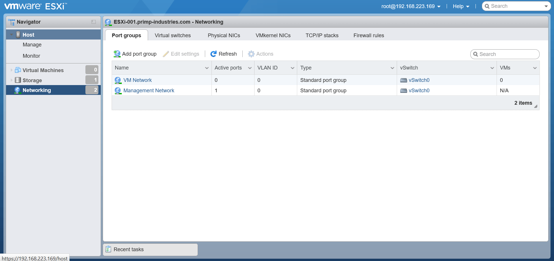 Esxi hosts